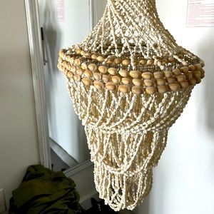 Vintage shell chandelier